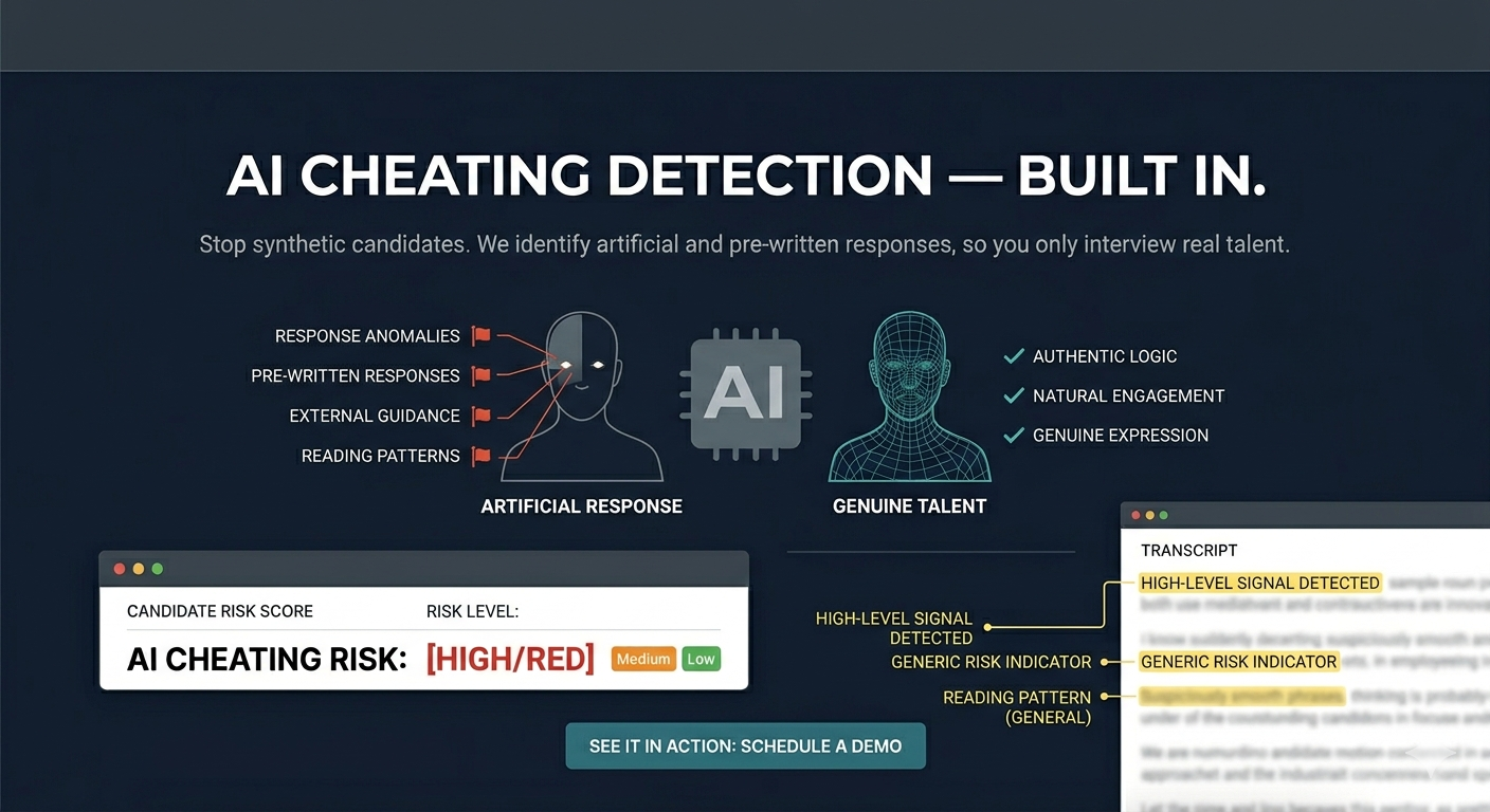 AI cheating risk detection dashboard
